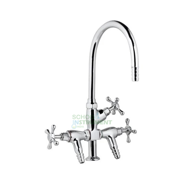 Water Tap, Swan Neck, Light, Chrome